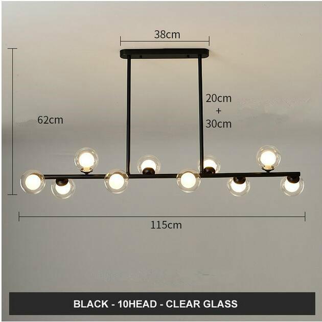 ChandeliersDecor.com-Kitchen Island-Glass Balls Chandelier: Find Exquisite Lighting Fixtures