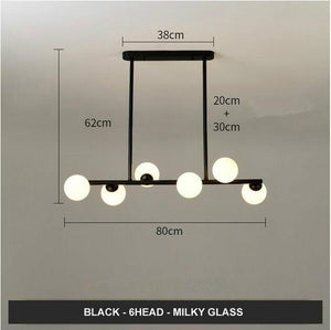 ChandeliersDecor.com-Kitchen Island-Glass Balls Chandelier: Find Exquisite Lighting Fixtures