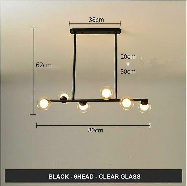 ChandeliersDecor.com-Kitchen Island-Glass Balls Chandelier: Find Exquisite Lighting Fixtures