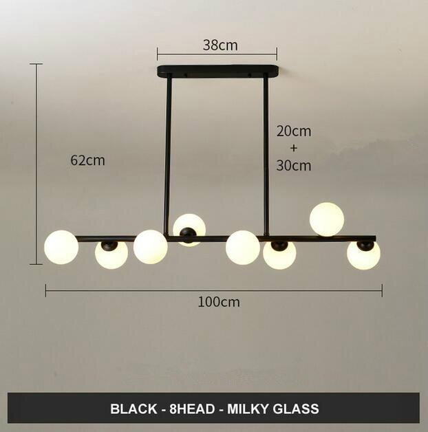 ChandeliersDecor.com-Kitchen Island-Glass Balls Chandelier: Find Exquisite Lighting Fixtures