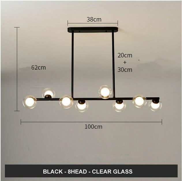 ChandeliersDecor.com-Kitchen Island-Glass Balls Chandelier: Find Exquisite Lighting Fixtures