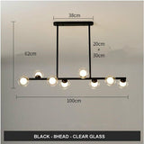 ChandeliersDecor.com-Kitchen Island-Glass Balls Chandelier: Find Exquisite Lighting Fixtures