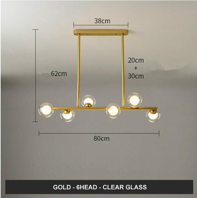 ChandeliersDecor.com-Kitchen Island-Glass Balls Chandelier: Find Exquisite Lighting Fixtures
