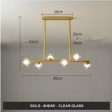 ChandeliersDecor.com-Kitchen Island-Glass Balls Chandelier: Find Exquisite Lighting Fixtures