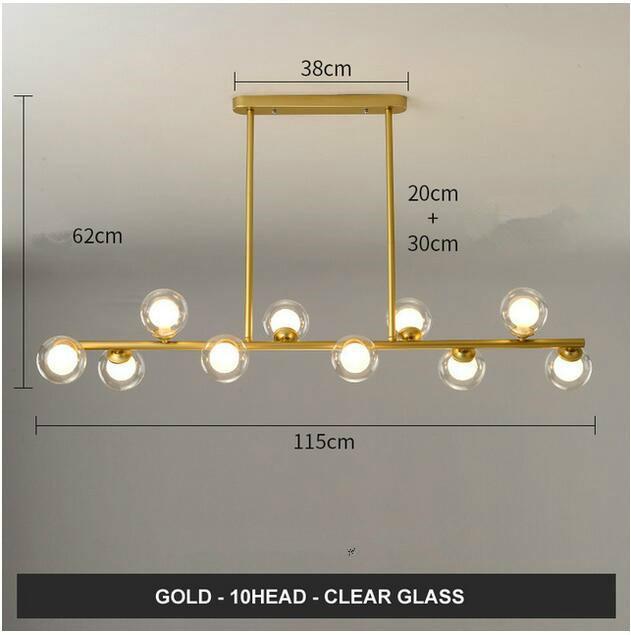 ChandeliersDecor.com-Kitchen Island-Glass Balls Chandelier: Find Exquisite Lighting Fixtures