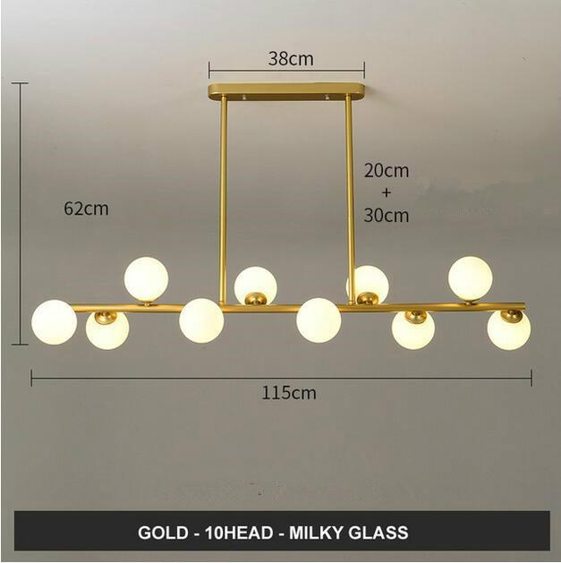 ChandeliersDecor.com-Kitchen Island-Glass Balls Chandelier: Find Exquisite Lighting Fixtures