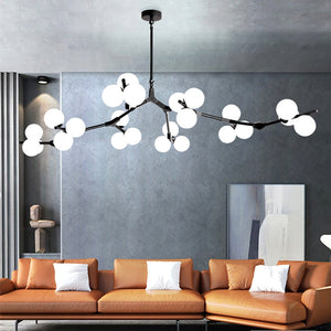 ChandeliersDecor.com-Chandeliers-Glass Balls Chandelier - Handcrafted Beauty and Elegance