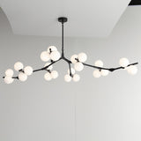ChandeliersDecor.com-Chandeliers-Glass Balls Chandelier - Handcrafted Beauty and Elegance