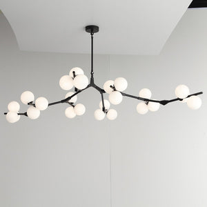 ChandeliersDecor.com-Chandeliers-Glass Balls Chandelier - Handcrafted Beauty and Elegance