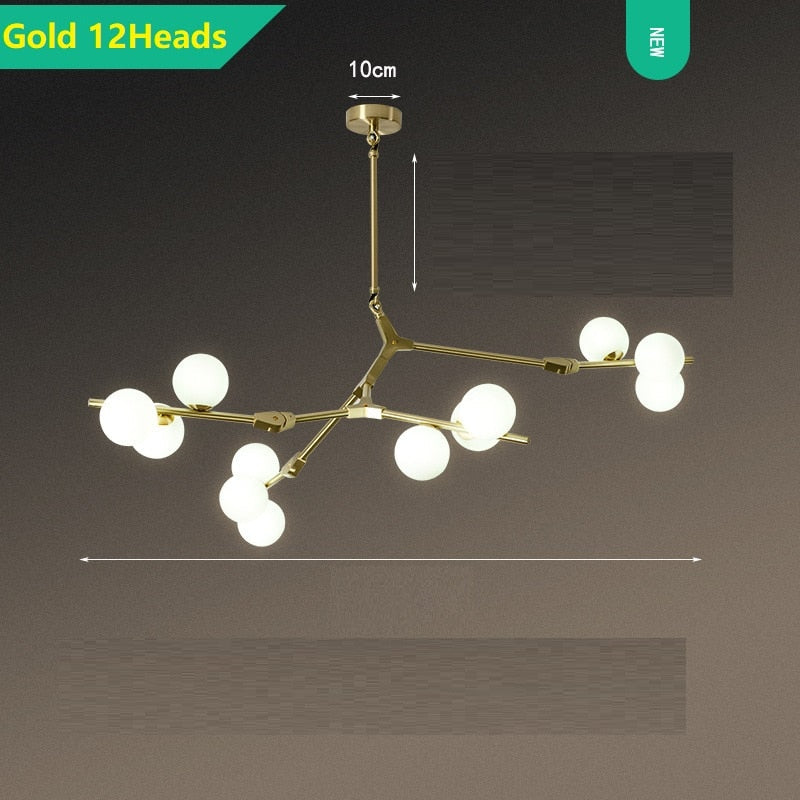 ChandeliersDecor.com-Chandeliers-Glass Balls Chandelier - Handcrafted Beauty and Elegance