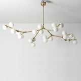 ChandeliersDecor.com-Chandeliers-Glass Balls Chandelier - Handcrafted Beauty and Elegance