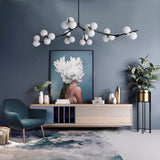 ChandeliersDecor.com-Chandeliers-Glass Balls Chandelier - Handcrafted Beauty and Elegance