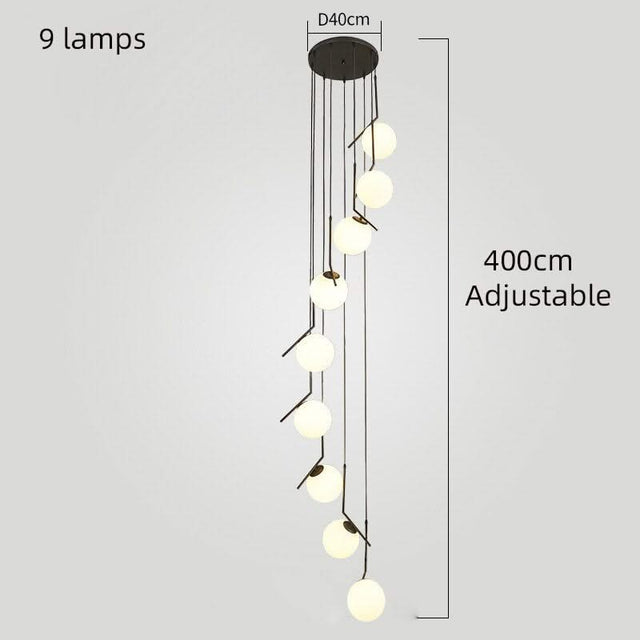 Glass Balls Chandelier - Stylish Lighting Fixtures-ChandeliersDecor.com