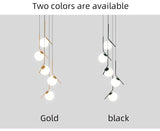 ChandeliersDecor.com-Staircase Chandelier-Glass Balls Chandelier - Stylish Lighting Fixtures
