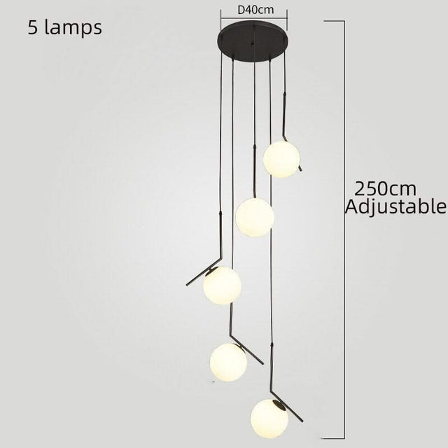Glass Balls Chandelier - Stylish Lighting Fixtures-ChandeliersDecor.com