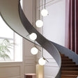 ChandeliersDecor.com-Staircase Chandelier-Glass Balls Chandelier - Stylish Lighting Fixtures