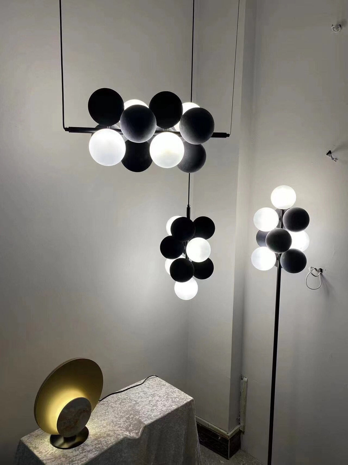 ChandeliersDecor.com-Pendant Lights-Glass Balls Chandeliers: Stunning Grapes Lighting Fixtures