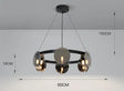 ChandeliersDecor.com-Ceiling Chandelier-Glass Chambers LED Chandelier - Modern Elegance in Every Detail