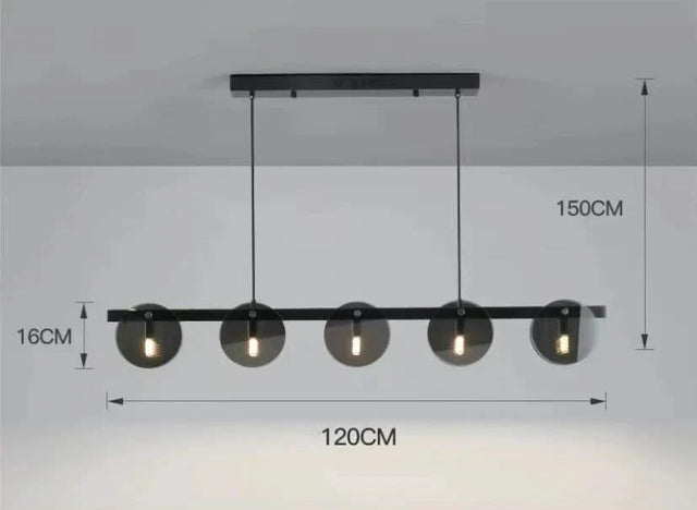 Glass Chambers LED Chandelier - Modern Elegance in Every Detail-ChandeliersDecor.com