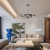 ChandeliersDecor.com-Ceiling Chandelier-Glass Chambers LED Chandelier - Modern Elegance in Every Detail