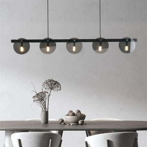 ChandeliersDecor.com-Ceiling Chandelier-Glass Chambers LED Chandelier - Modern Elegance in Every Detail