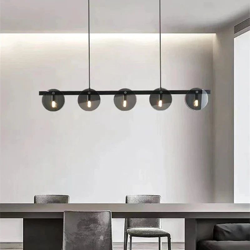 ChandeliersDecor.com-Ceiling Chandelier-Glass Chambers LED Chandelier - Modern Elegance in Every Detail