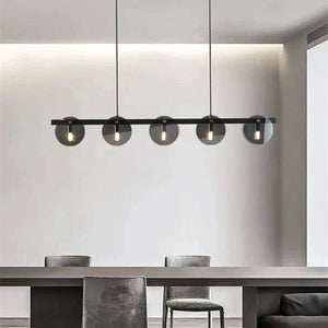 ChandeliersDecor.com-Ceiling Chandelier-Glass Chambers LED Chandelier - Modern Elegance in Every Detail