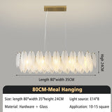ChandeliersDecor.com-Chandeliers-Glass Feather Chandelier: Elegant Lighting Fixture