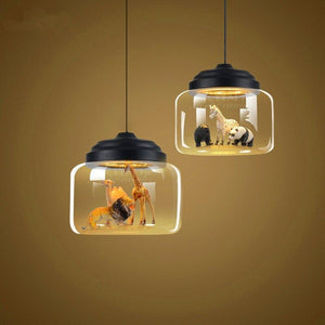 ChandeliersDecor.com-Kids Room Nursery Lighting-Glass Lamp Cafe Kindergarten Study Kids Room Lights