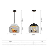 ChandeliersDecor.com-Kids Room Nursery Lighting-Glass Lamp Cafe Kindergarten Study Kids Room Lights