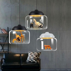 ChandeliersDecor.com-Kids Room Nursery Lighting-Glass Lamp Cafe Kindergarten Study Kids Room Lights
