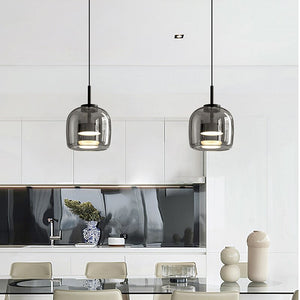 ChandeliersDecor.com-Pendant Lights-Glass LED Pendant Hanging Lamp For Dining Room