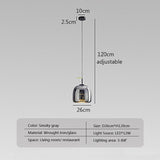 ChandeliersDecor.com-Pendant Lights-Glass LED Pendant Hanging Lamp For Dining Room