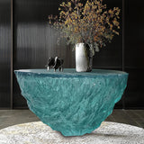 ChandeliersDecor.com-Coffee Tables-Glass Resin Rocky Glacier Designer Coffee Table