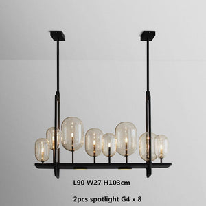 ChandeliersDecor.com-Kitchen Island-Glass Trees Chandelier: Transform Any Space with Grace