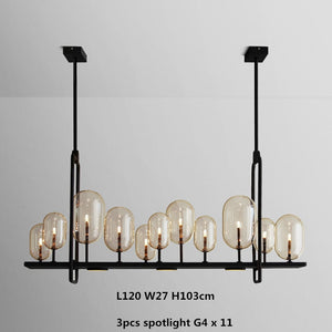 ChandeliersDecor.com-Kitchen Island-Glass Trees Chandelier: Transform Any Space with Grace