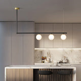 ChandeliersDecor.com-Kitchen Island-Globe Chandelier: Elegant Lighting for a Striking Ambiance