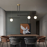 ChandeliersDecor.com-Kitchen Island-Globe Chandelier: Elegant Lighting for a Striking Ambiance