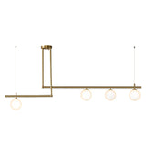 ChandeliersDecor.com-Kitchen Island-Globe Chandelier: Elegant Lighting for a Striking Ambiance