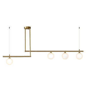 ChandeliersDecor.com-Kitchen Island-Globe Chandelier: Elegant Lighting for a Striking Ambiance