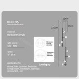 ChandeliersDecor.com-Staircase Chandelier-Globe Stems Chandelier: Exquisite Lighting Fixture