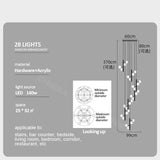 ChandeliersDecor.com-Staircase Chandelier-Globe Stems Chandelier: Exquisite Lighting Fixture
