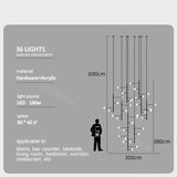 ChandeliersDecor.com-Staircase Chandelier-Globe Stems Chandelier: Exquisite Lighting Fixture