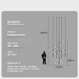 ChandeliersDecor.com-Staircase Chandelier-Globe Stems Chandelier: Exquisite Lighting Fixture