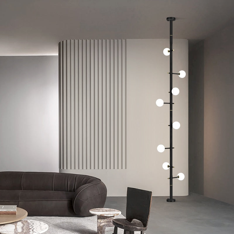 ChandeliersDecor.com-Staircase Chandelier-Globe Stems Chandelier: Exquisite Lighting Fixture