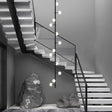 ChandeliersDecor.com-Staircase Chandelier-Globe Stems Chandelier: Exquisite Lighting Fixture
