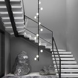 ChandeliersDecor.com-Staircase Chandelier-Globe Stems Chandelier: Exquisite Lighting Fixture