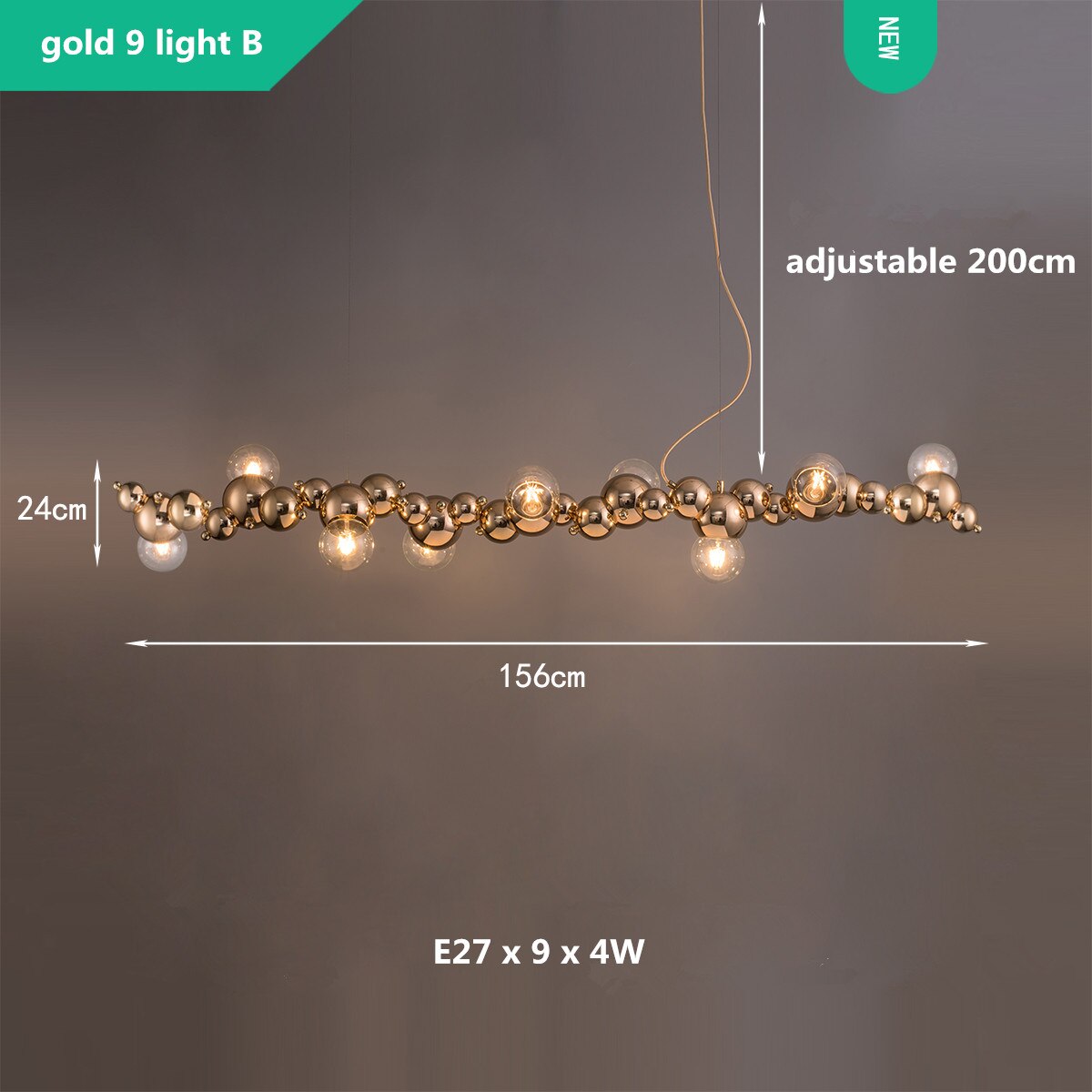 ChandeliersDecor.com-Kitchen Island-Globes Lustre Chandelier: Elegant and Radiant Lighting