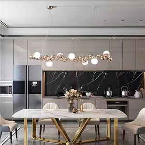 ChandeliersDecor.com-Kitchen Island-Globes Lustre Chandelier: Elegant and Radiant Lighting