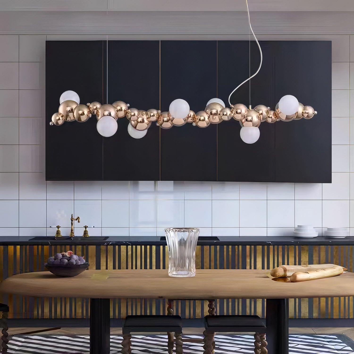 ChandeliersDecor.com-Kitchen Island-Globes Lustre Chandelier: Elegant and Radiant Lighting